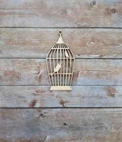 Чипборд для скрапбукинга Птички в клетке №1, арт. izh00221 izh00221