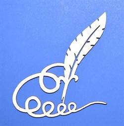 Чипборд для скрапбукинга Перо , арт.4141 CHB4141