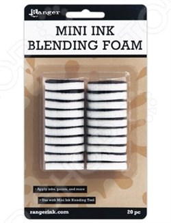 ЗАПАСНЫЕ НАСАДКИ ИЗ ПЕНКИ, ДЛЯ УНИВЕРСАЛЬНОГО ДЕРЕВЯННОГО АППЛИКАТОРА, ДЛЯ НАНЕСЕНИЯ ЧЕРНИЛ, арт. IBT40972 IBT40972