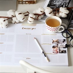 Недельный планер Золотое время, цвет золотой, KA104501 KA104501