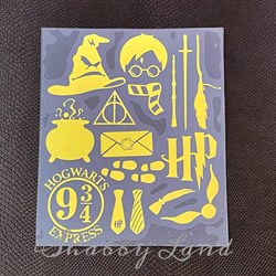 Картинка из термотрансферной пленки Набор Гарри Поттера TTK029