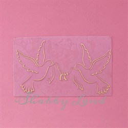 Картинка из термотрансферной пленки Голуби TTK049