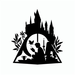 Картинка из термотрансферной пленки Гарри Поттер TTK063