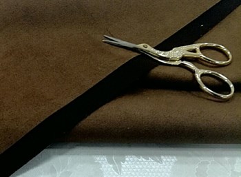 Искусственная замша, цвет шоколадный, арт. izh00254 izh00254