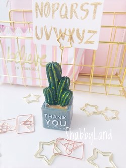 Сувенир-держатель для записок Кактус THANK YOU 2764