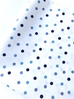 Ткань Шарики на белом, 40*50 см 12872