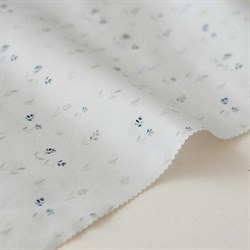 Отрез ткани Forest story Колосья на голубом IMD012