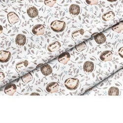 Ткань для рукоделия Ежики в лесу, арт.IZH00480 1IZH00480