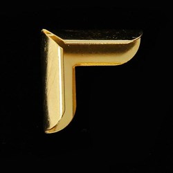 Уголок для альбома металлический, цвет темное золото, арт. 2778393 2778393