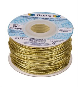 Шнур эластичный металлизированный, 1,5 мм, арт.SHEM1 SHEM1