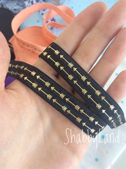 Резинка золотые стрелы, 15 мм, арт.RZSt15 RZSt15