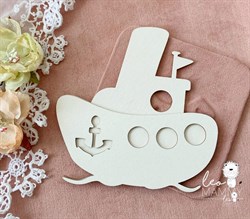 Заготовка для тиснения Кораблик, арт. LMZT56 LMZT56