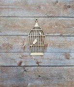 Чипборд для скрапбукинга Птички в клетке №1, арт. izh00221 izh00221