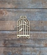 Чипборд для скрапбукинга Птички в клетке №6, арт. izh00226 izh00226