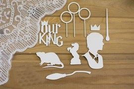 Чипборд для скрапбукинга Сказочные герои, набор 1, арт.GP1 GP1