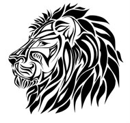 Картинка из термотрансферной пленки Лев TTK001