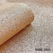 Кожзам глиттер темное золото 1037