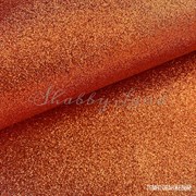 Кожзам Глиттер оранжевый 2876