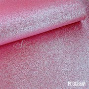 Кожзам Глиттер светло- розовый 1040