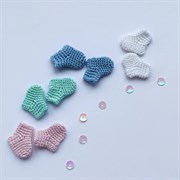 Вязаные носки, 1 пара, цвета в ассортименте 9634