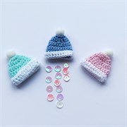 Вязаная шапочка, 1 шт, цвета в ассортименте 9639