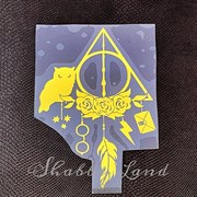 Картинка из термотрансферной пленки Атрибуты Гарри Поттера TTK019