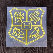 Картинка из термотрансферной пленки Герб Хогвартса TTK024