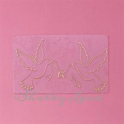 Картинка из термотрансферной пленки Голуби TTK049