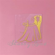 Картинка из термотрансферной пленки Жених и невеста TTK051