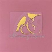 Картинка из термотрансферной пленки Mr&Mrs птицы TTK053