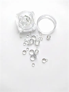 Прозрачные капли разных размеров для шейкера в контейнере 8383