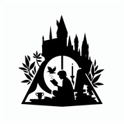 Картинка из термотрансферной пленки Гарри Поттер TTK063