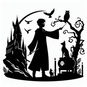 Картинка из термотрансферной пленки Гарри Поттер TTK065
