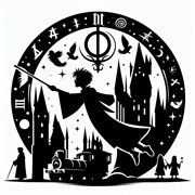 Картинка из термотрансферной пленки Гарри Поттер TTK066