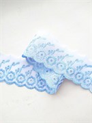 Кружево шитье, голубое, арт.KSH70 KSH70