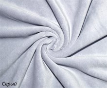 Велюр хлопковый, цвет Серый, арт. 5362 5362