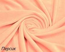 Велюр хлопковый, цвет Персиковый, арт. 5365 5365