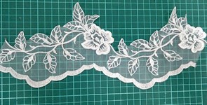 Кружево декоративное Анютины глазки, 33*13 см, арт.KDA330 KDA330