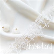 Кружево синтетическое Версаль, цвет белый, арт.KSV40 KSV40