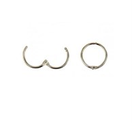 Кольца для альбомов, цвет серебро, 20 мм КА20