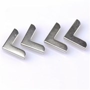 Уголок металлический для альбомов и блокнотов, цвет серебро, 1 шт., арт. F1215 F1215