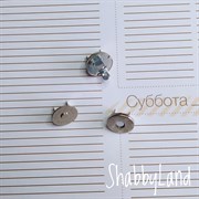 Кнопка магнитная, тонкая, арт.KM286 KM286