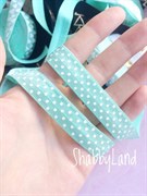 Резинка белый горошек, 15 мм, арт.RBG15 RBG15