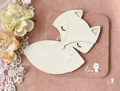 Заготовка для тиснения Спящая лиса, арт. LMZT45 LMZT45