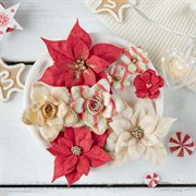 Набор новогодних цветов, 8 шт, арт. NG0003 NG0003